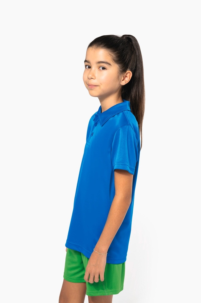 POLO MICROFIBRE PA484 - Polo sport manches courtes enfant