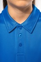 POLO MICROFIBRE PA484 - Polo sport manches courtes enfant