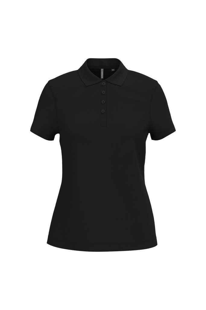 POLO COTON K255 - Polo piqué manches courtes femme