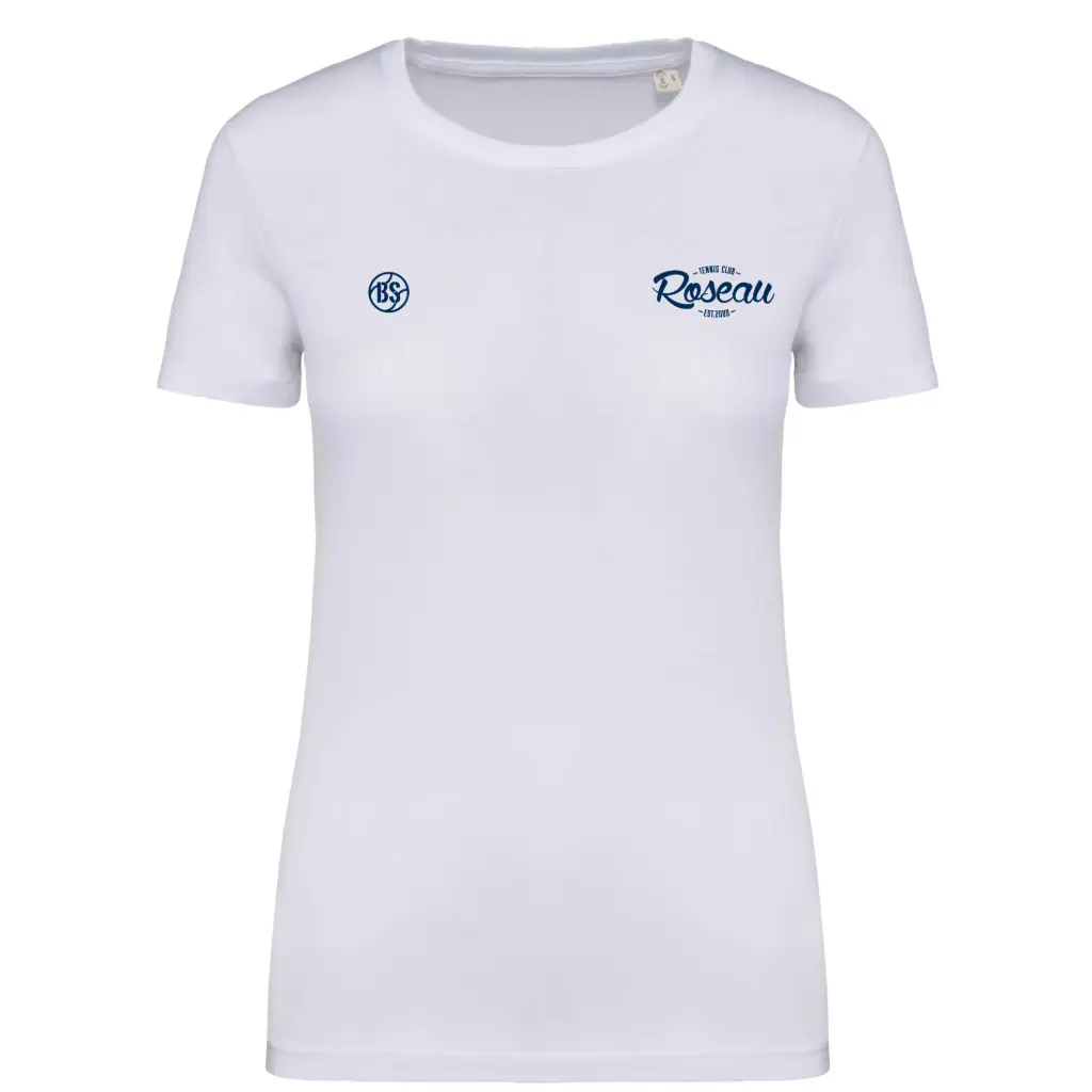 TSHIRT BS ROSEAU W COTON (WHITE, XS)