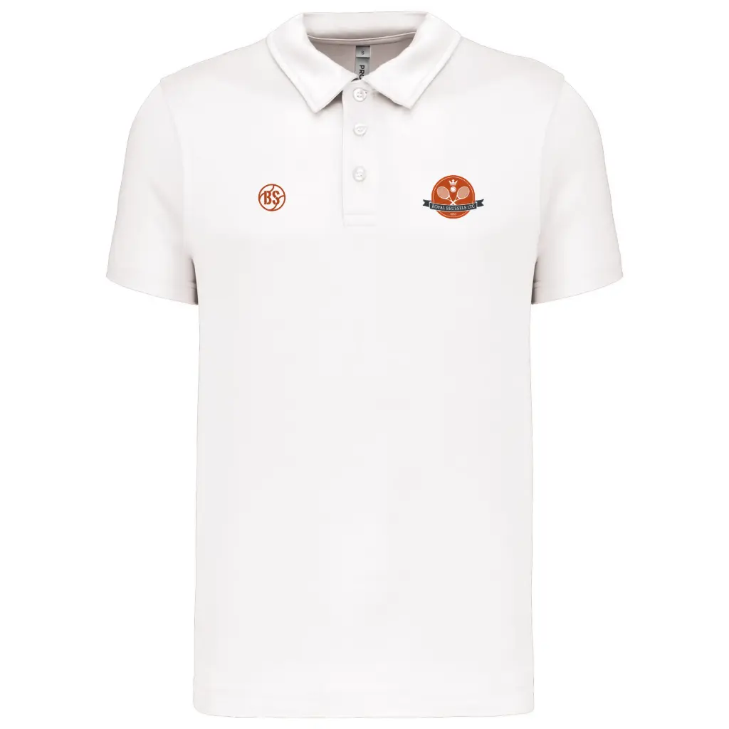 POLO BS BRUSSELS KIDS POLIESTER (WHITE, 6-8)