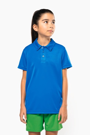 POLO MICROFIBRE PA484 - Polo sport manches courtes enfant